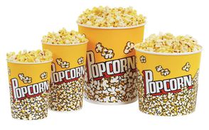 Pakke med popcorn til 50 liter og 100 kræmmerhuse 1 / 2