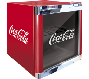 Scandomestic Cool Cube Coca Cola køleskab leje. 1 / 2